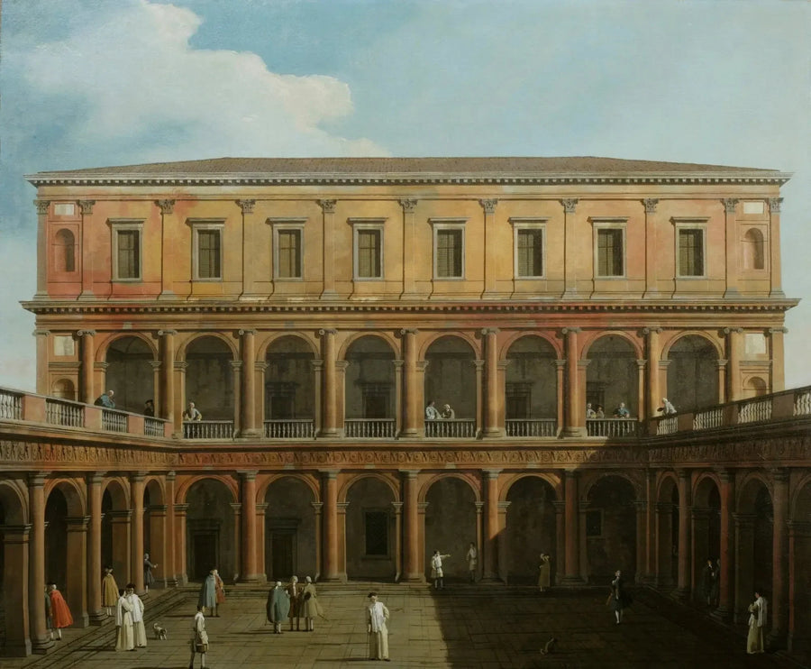 Venise: Latran Kanonikleri Manastırı capriccio - Canaletto