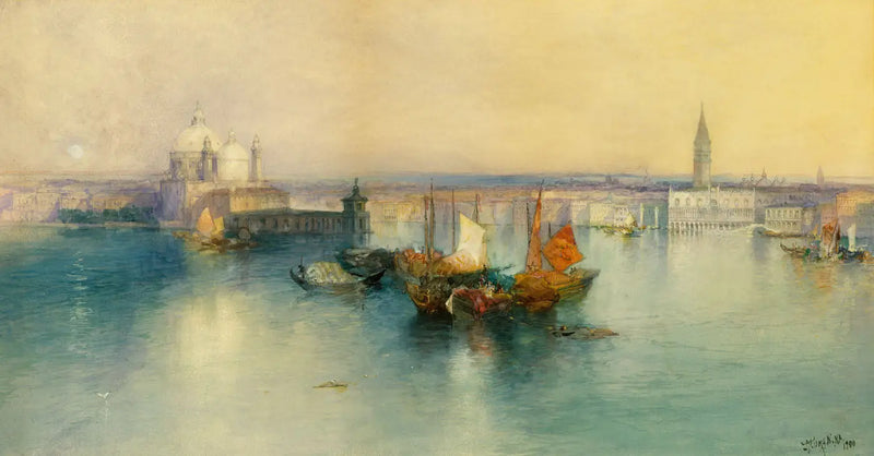 San Giorgio Kulesi'nden Venedik - Thomas Moran