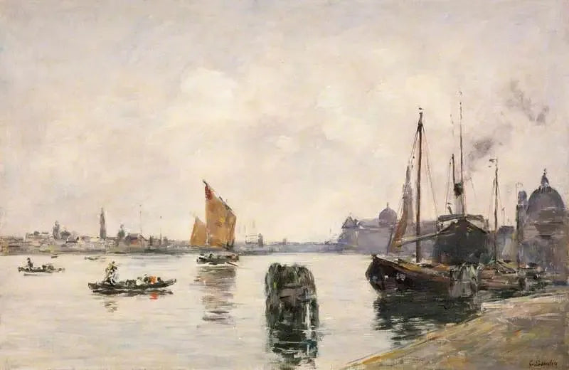 Venedik - Eugène Boudin