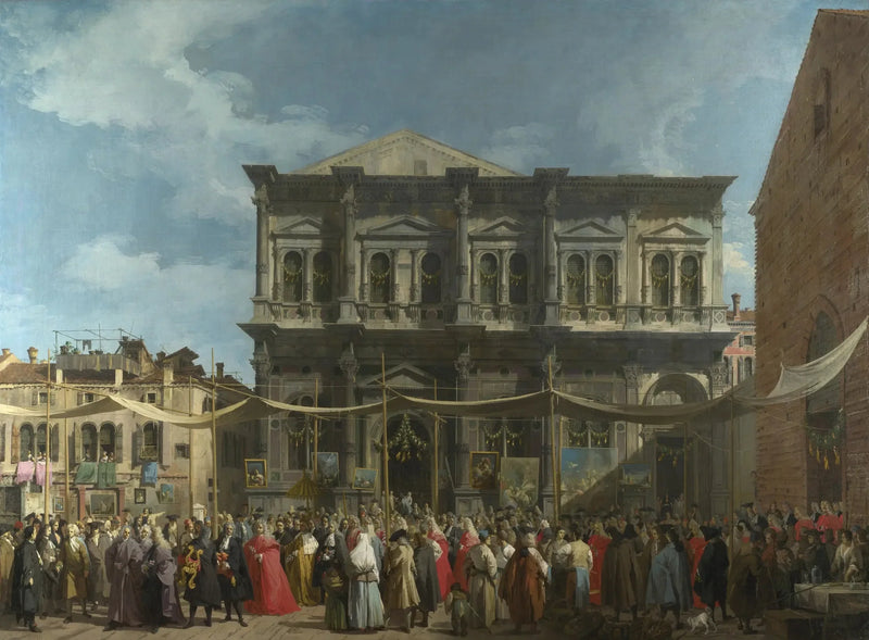 Venice: Saint Roch Günü - Canaletto