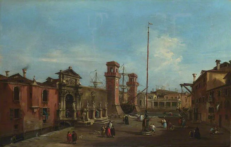 Venise : L'Arsenal - Francesco Guardi