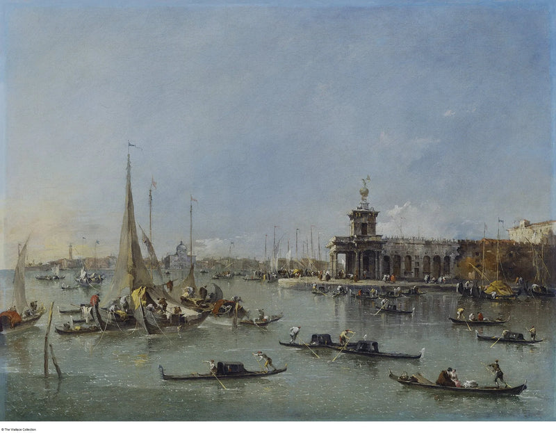Venise: Dogana ve Giudecca ile - Francesco Guardi