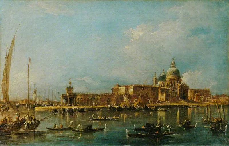 Venice: Santa Maria della Salute ile Dogana - Francesco Guardi
