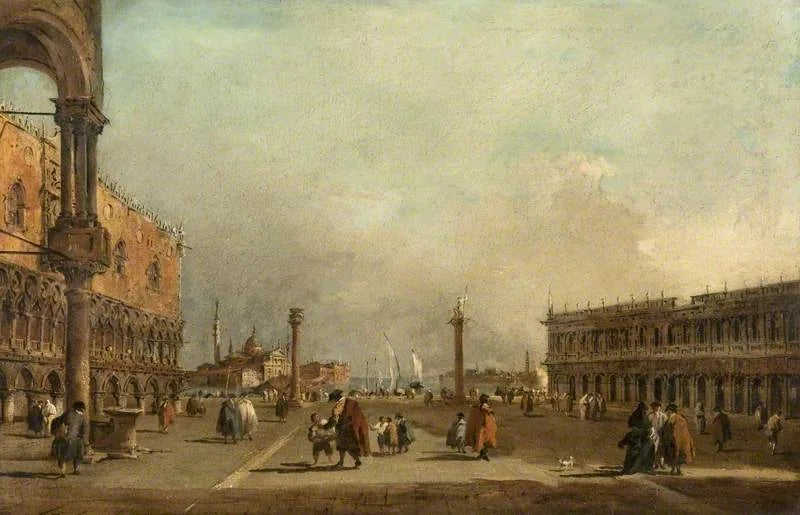 Venice: San Marco Meydanı Piazzetta - Francesco Guardi