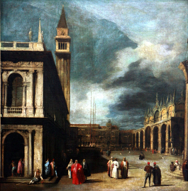 Venice, Saint-Marc Meydanı Piazzetta - Canaletto
