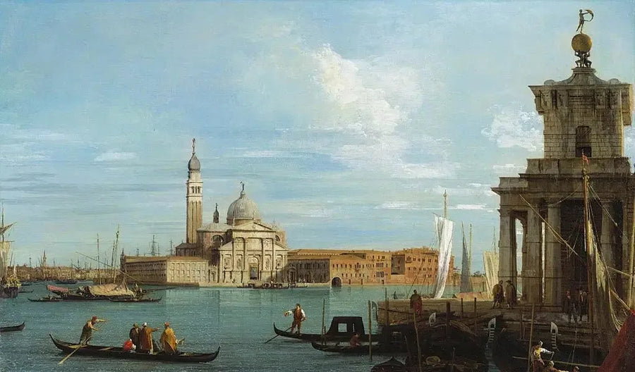 Venise : Gümrük Burnu ve San Giorgio Maggiore - Canaletto