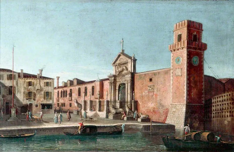 Venice: Arsenal - Canaletto
