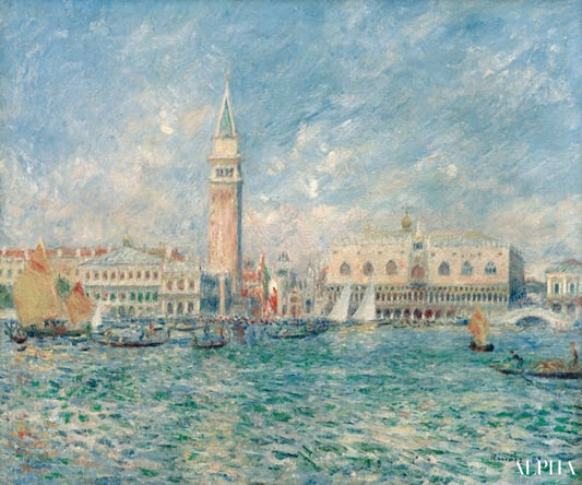 Venise (le palais des Doges) - Pierre-Auguste Renoir - Reproductions de tableaux et peintures haut de gamme