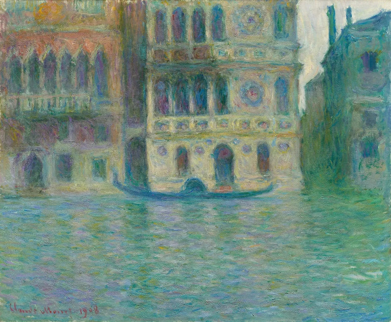 Venedik, Palazzo Dario W1757 - Claude Monet