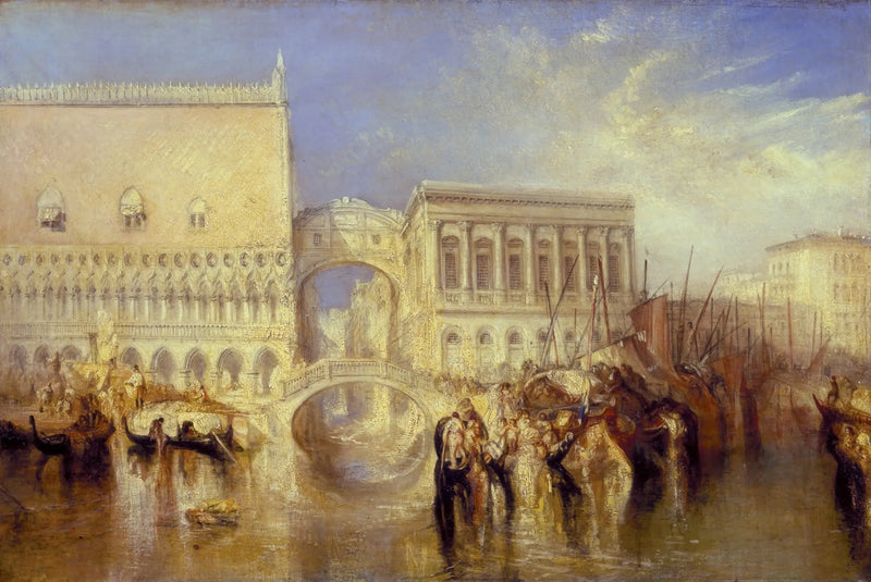 Venedik, İç Çekme Köprüsü - J. M. W. Turner