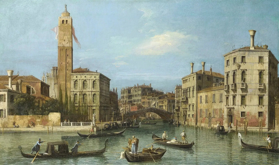 Venice: San Geremia ve Cannaregio Ağzı - Canaletto