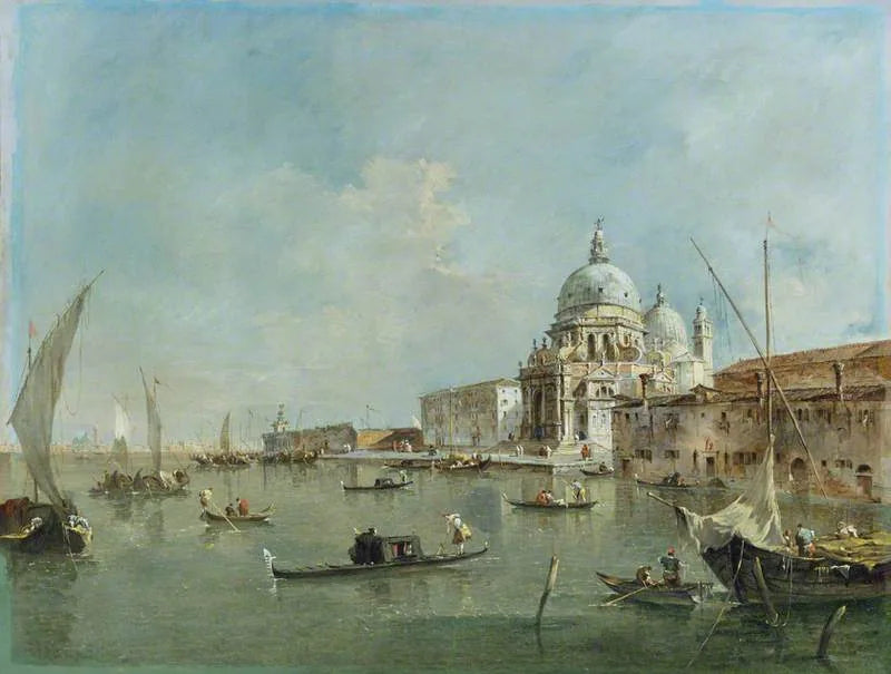 Venice: Santa Maria della Salute ve Dogana - Francesco Guardi