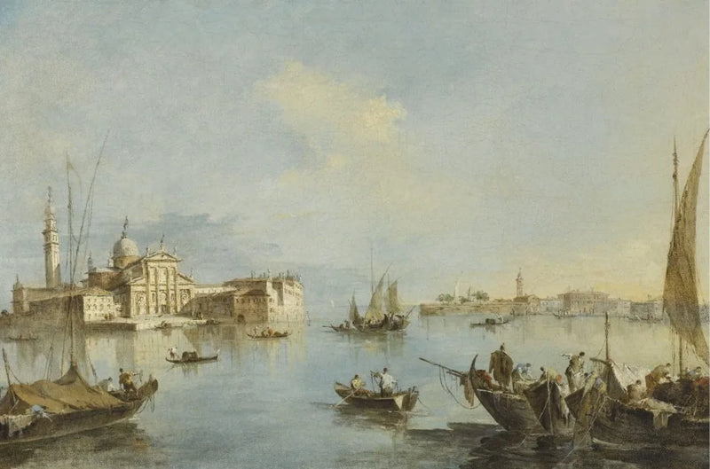 Venice, San Giorgio Maggiore Kilisesi'nden Görünüm ve Giudecca'nin Sonu - Francesco Guardi