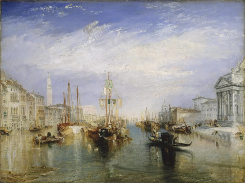 Venedik, Madonna della Salute'nin Sahanlığından Görünüm - J. M. W. Turner