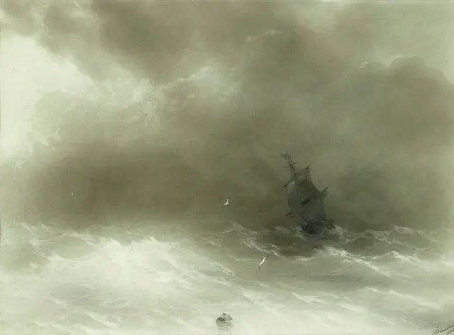 Şiddetli Rüzgar - Ivan Aïvazovski