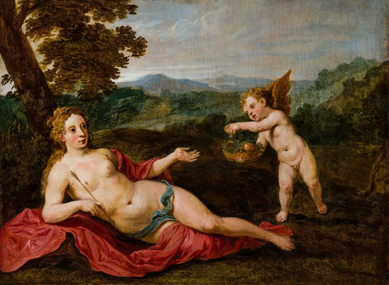Venüs ve Kupido - David Teniers genç