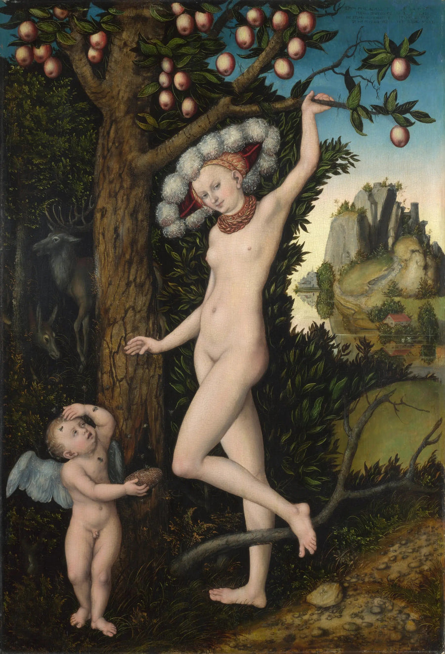 Venüs ve Bal Hırsızı Aşkın Çocukları - Lucas Cranach the Elder