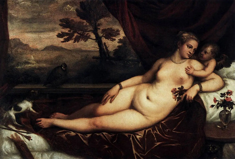 Venüs ve Kupido - Titian
