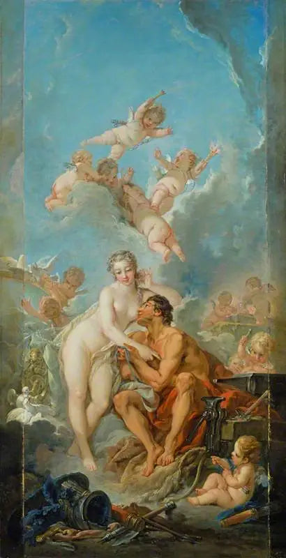 Venüs Mars'ta, yanlışlıkla Vulcanus'ta diye de söylenir - François Boucher