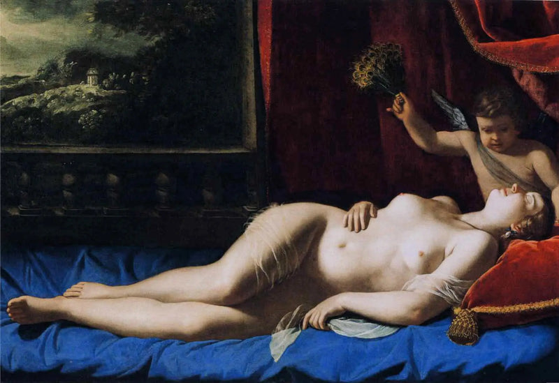 Uyuyan Venüs - Artemisia Gentileschi