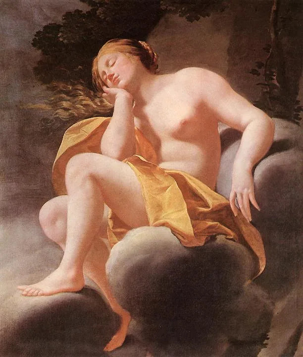 Uyuyan Venüs Bulutlar Üzerinde - Simon Vouet