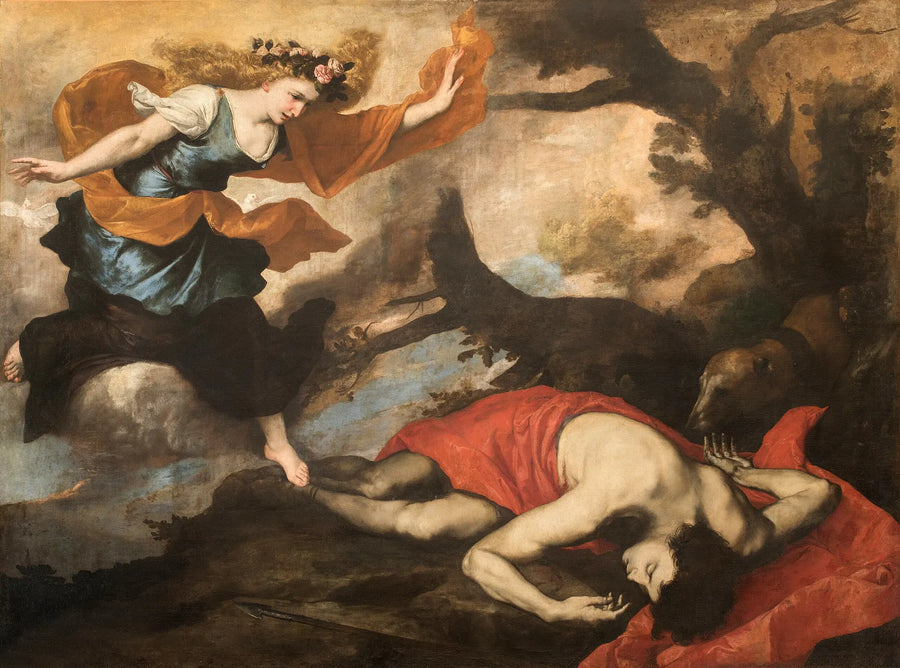 Venüs ve Adonis - Jusepe de Ribera
