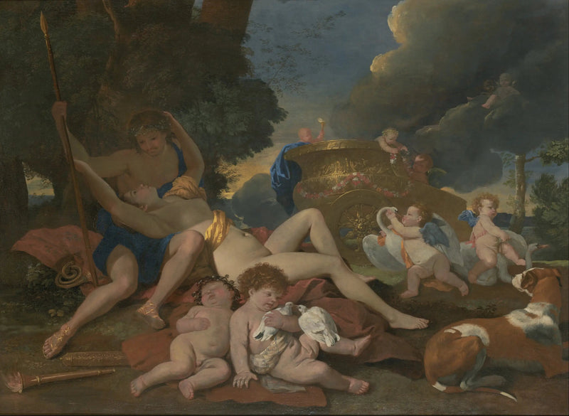 Venüs ve Adonis - Nicolas Poussin