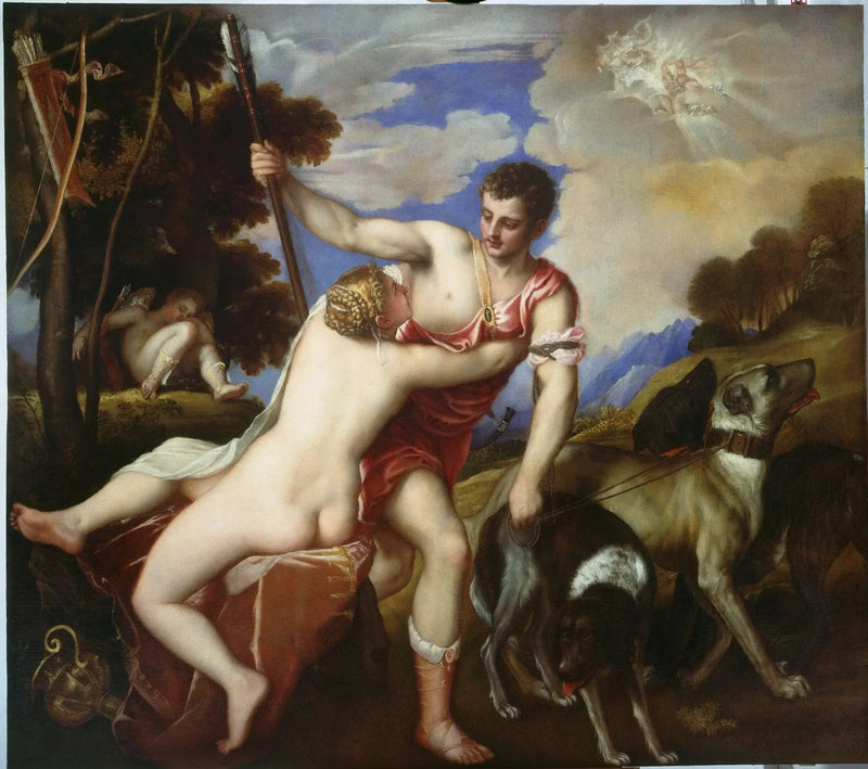 Venüs ve Adonis - Titian