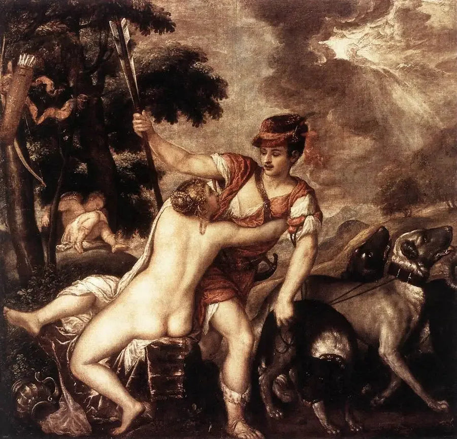 Venüs ve Adonis - Titian