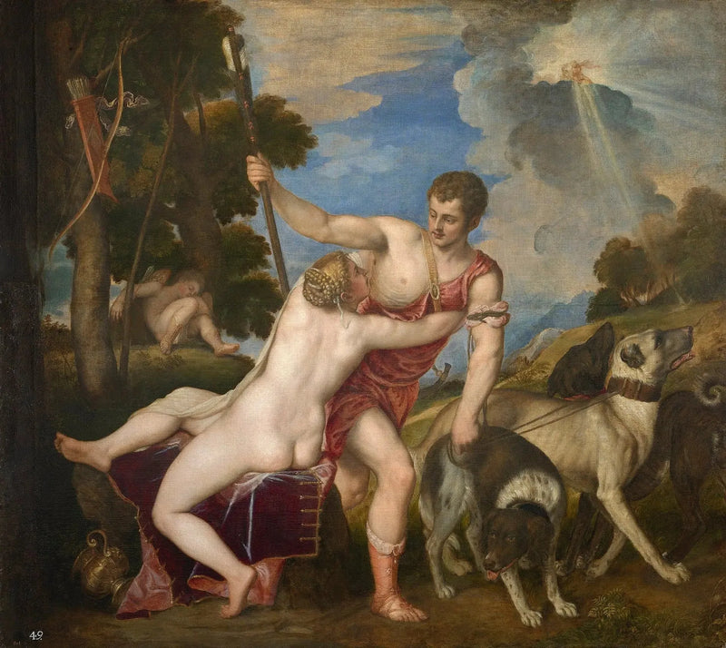 Venüs ve Adonis - Titian