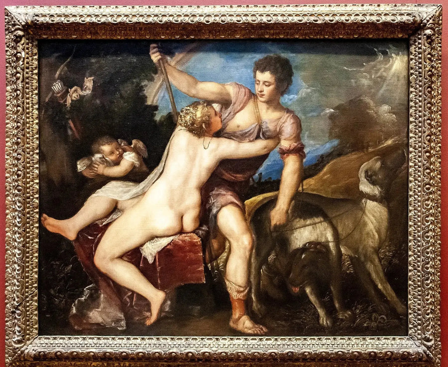 Venüs ve Adonis - Titian
