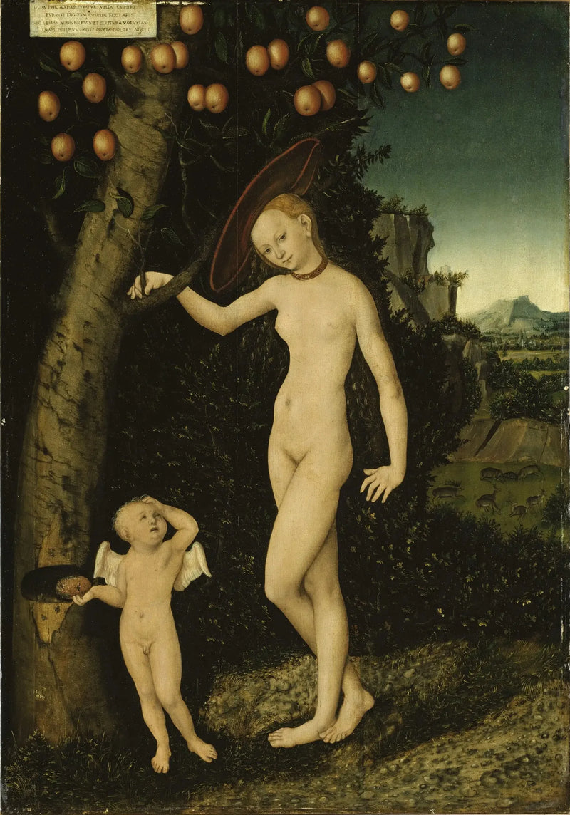 Venüs ve Kupido Bal Hırsızı - Lucas Cranach the Elder