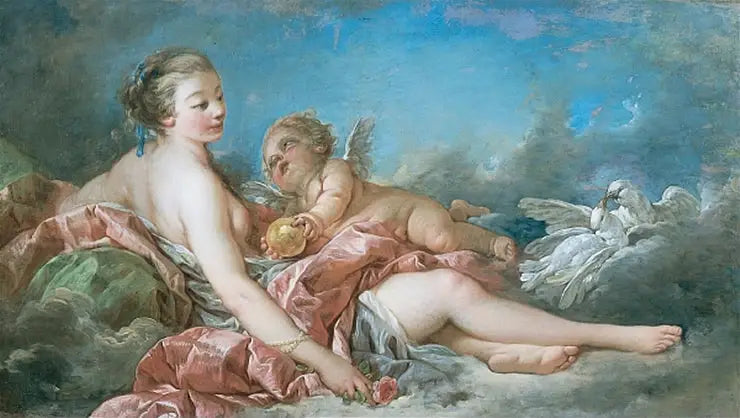 Venüs ve Kupidon - François Boucher