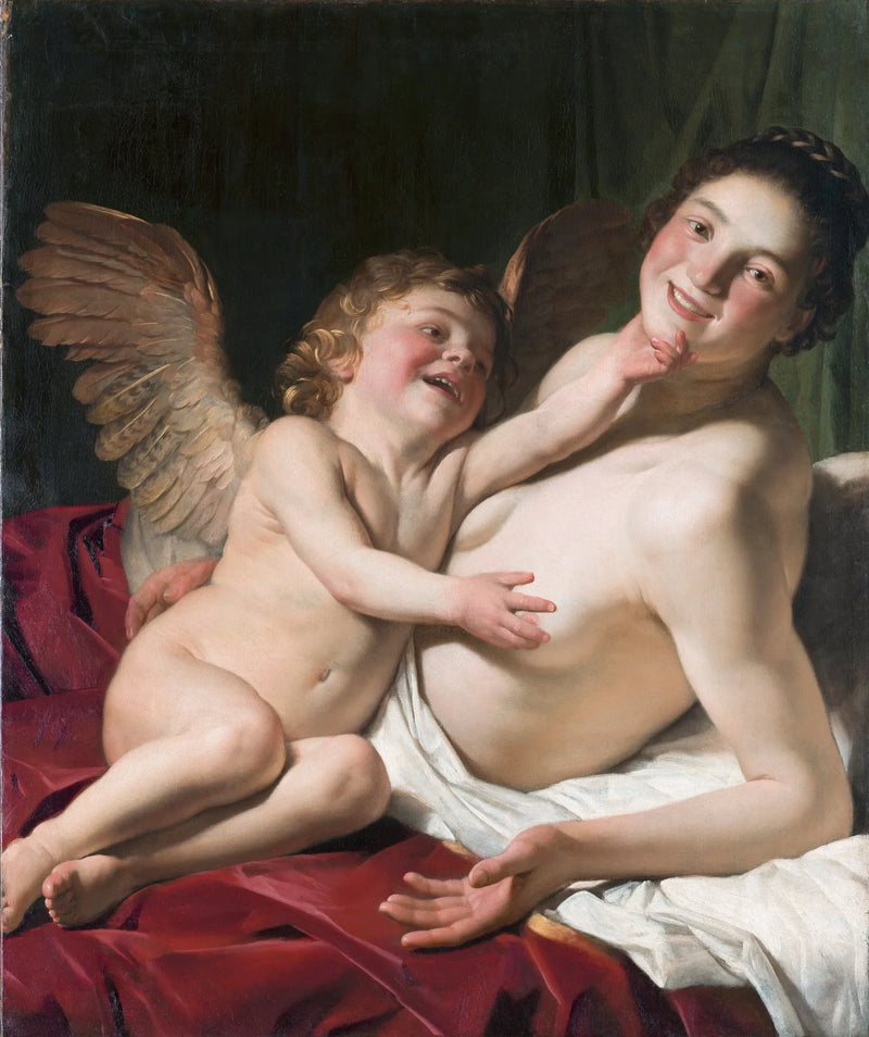 Venüs ve Kupidon - Gerrit van Honthorst