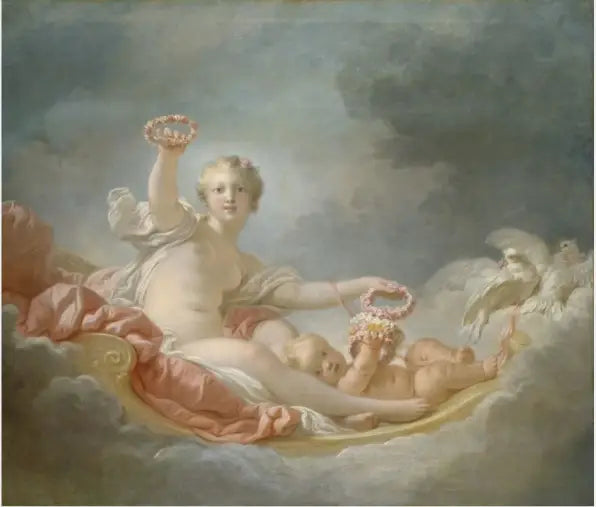 Venüs ve Kupido (Gün) - Jean-Honoré Fragonard