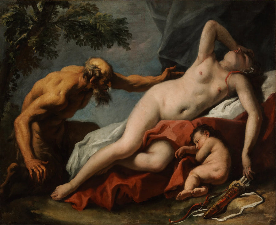 Venüs ve Satyr - Sebastiano Ricci