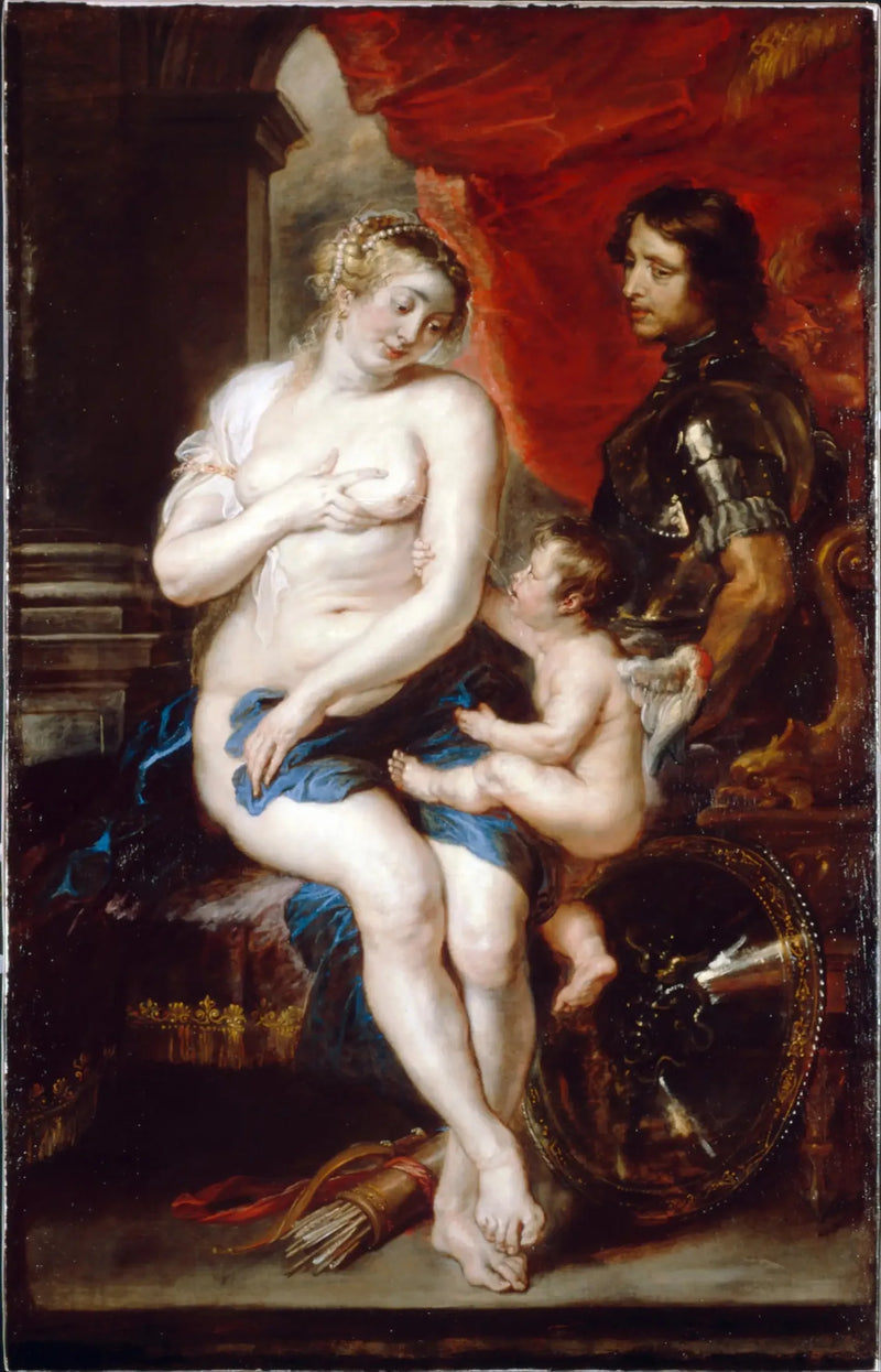 Venüs, Mars ve Kupido - Peter Paul Rubens