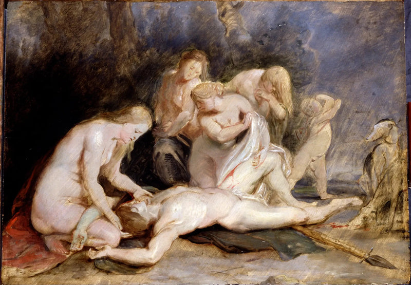 Venüs, Adonis'i Ağlarken - Peter Paul Rubens