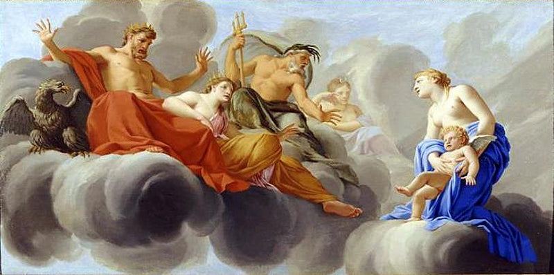 Venüs, Jüpiter'e aşkı sunuyor - Eustache Le Sueur