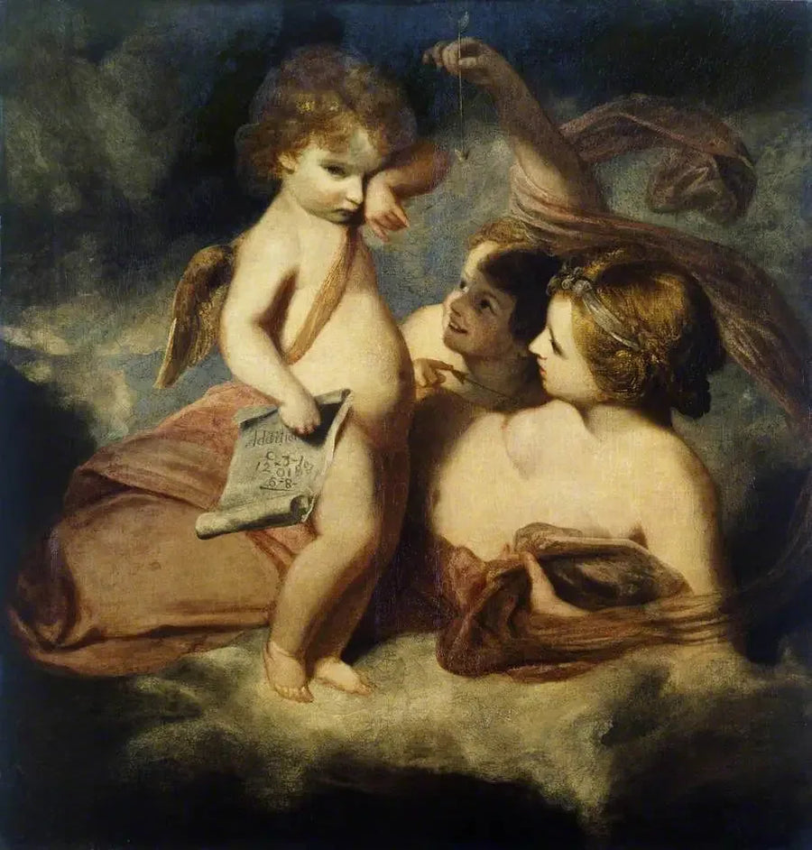 Venüs, Kupişi'yi hesap atmayı öğrendiği için azarlıyor - Joshua Reynolds