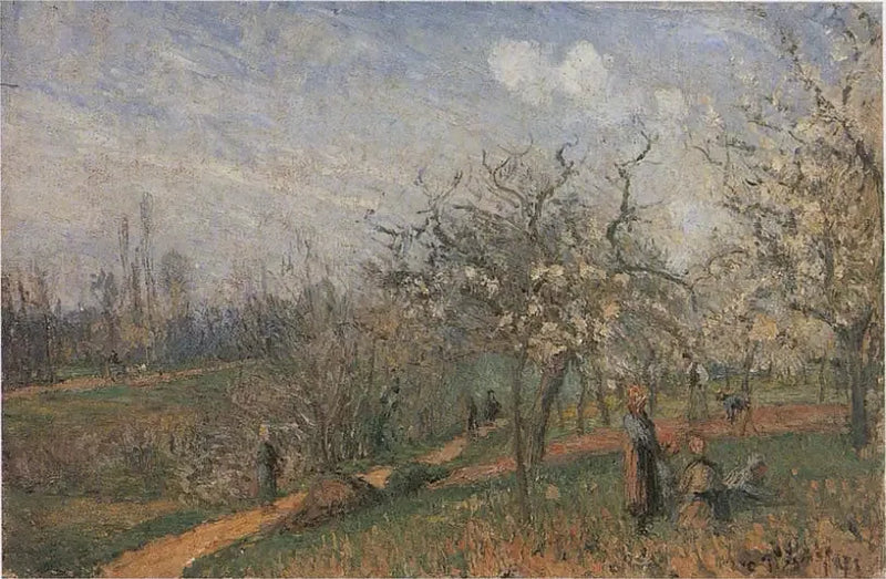 Çiçekli Bahçe - Camille Pissarro
