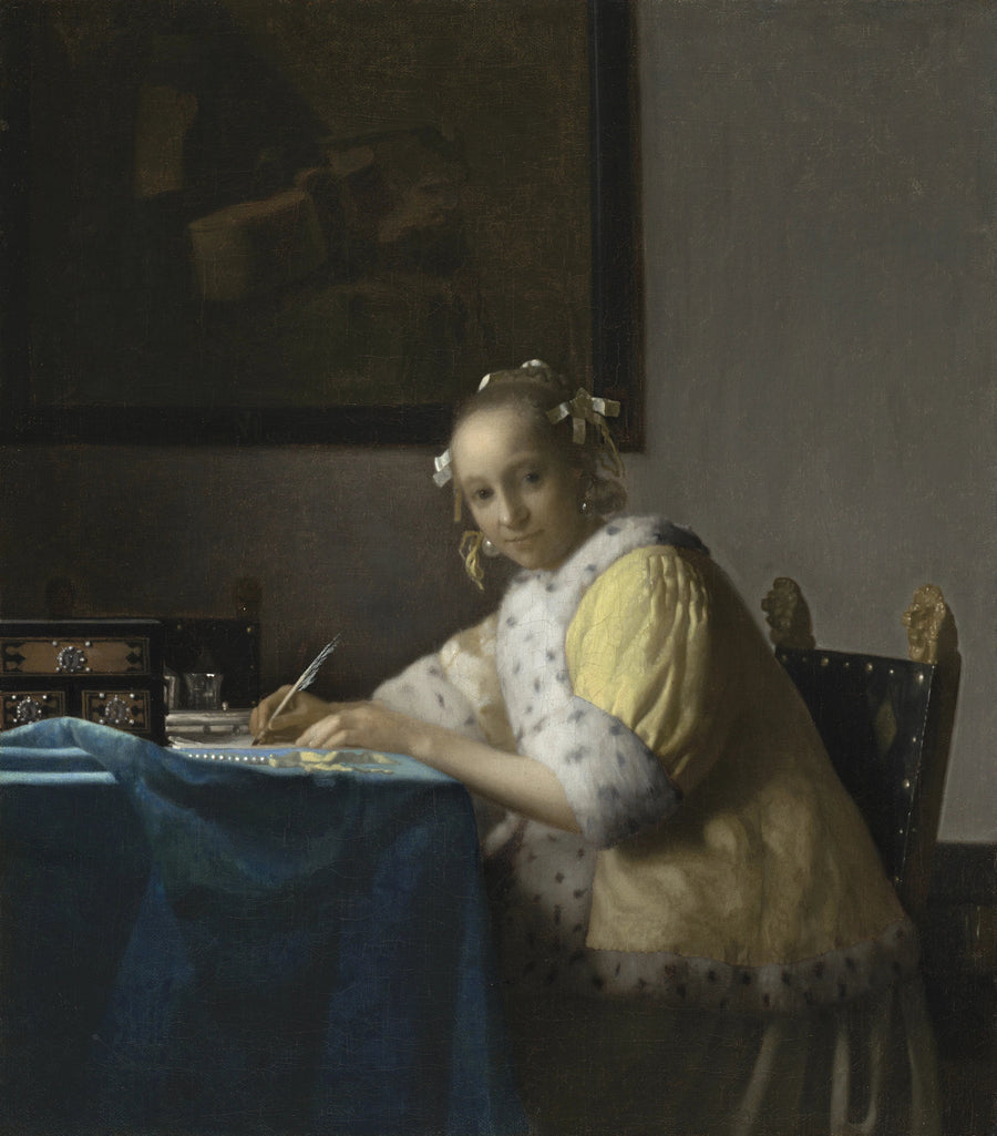 Mektup yazan genç kadın - Johannes Vermeer