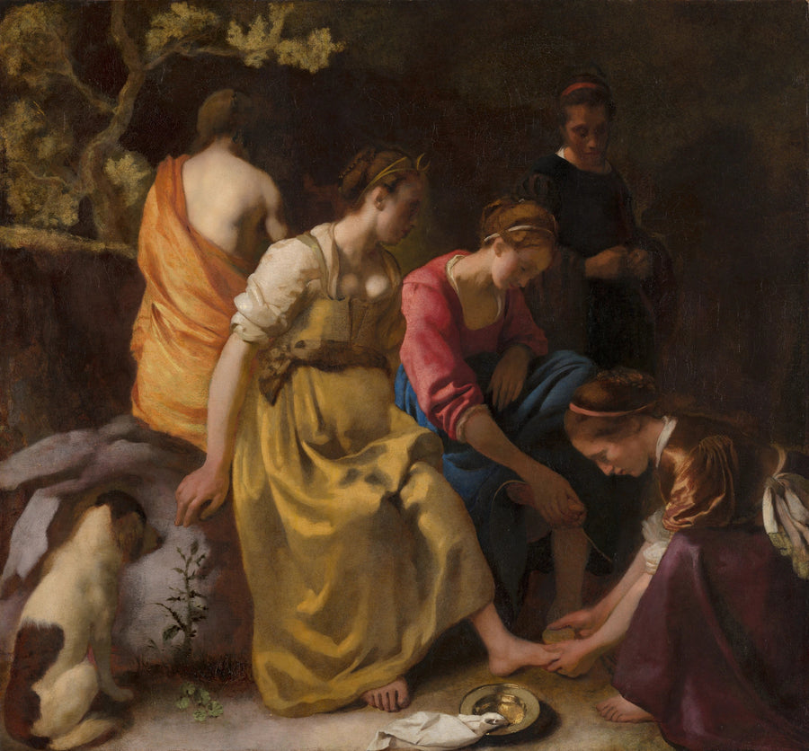 Diane ve arkadaşları - Johannes Vermeer