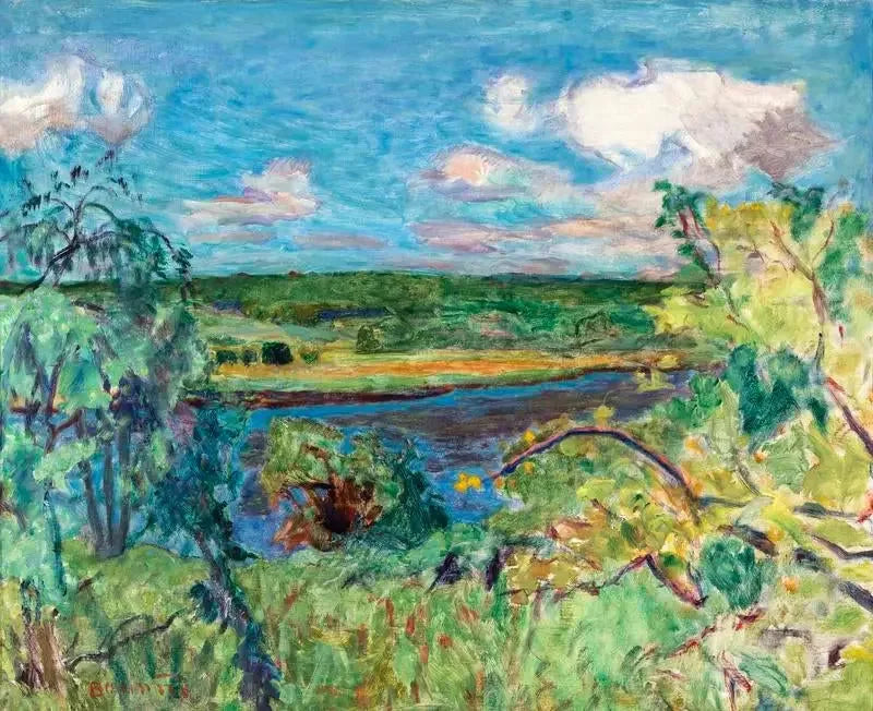Vernonnet, Giverny Yakınlarında Manzara - Pierre Bonnard