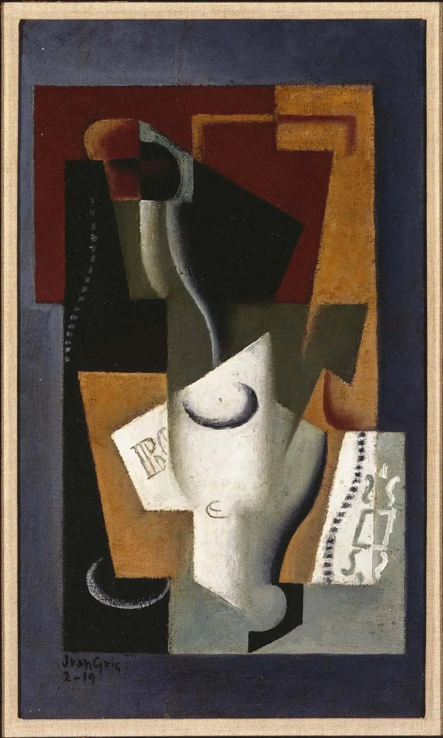 Cam ve şişe - Juan Gris