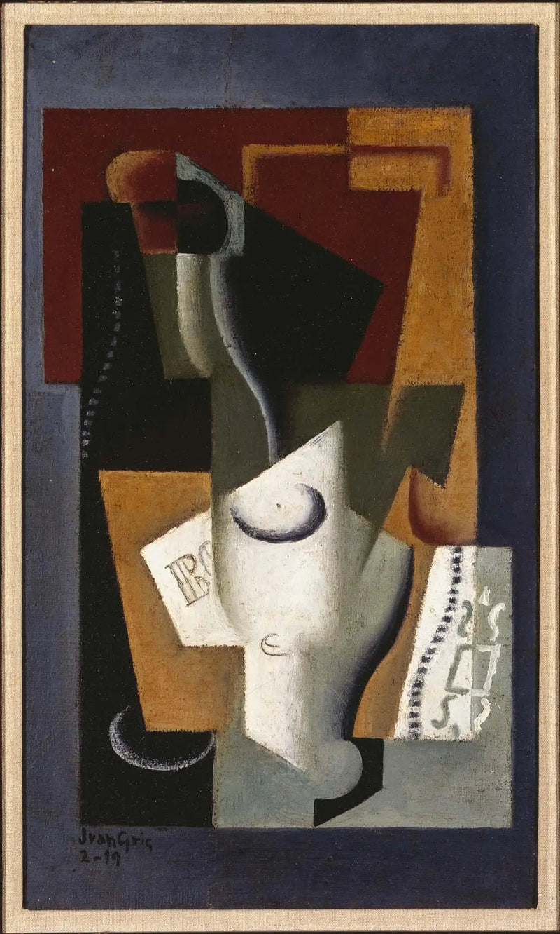 Cam ve şişe - Juan Gris
