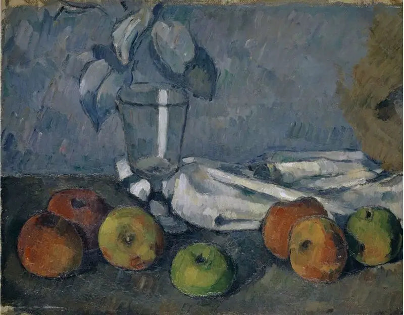 Cam ve elmalar - Paul Cézanne