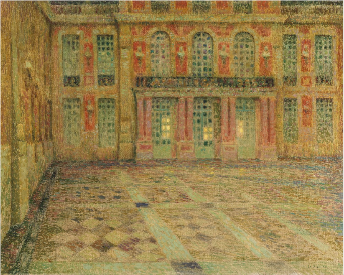 Versailles: Cour d’Honneur - Henri Le Sidaner - Alpha Reproduction