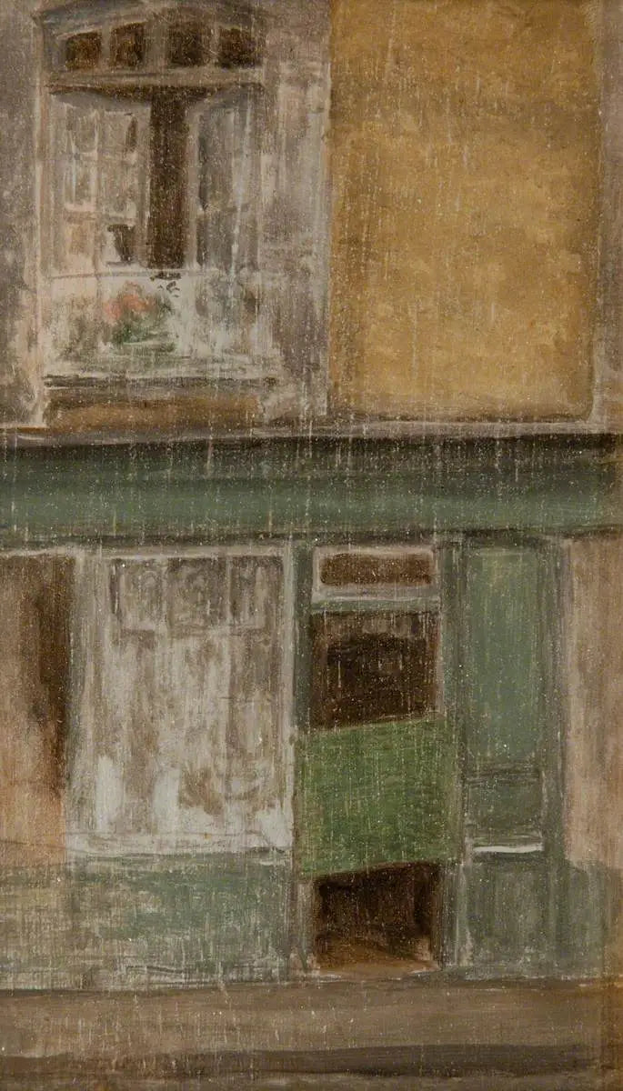 Yeşil ve Altın: Calais'de Bir Dükkan - James Abbott McNeill Whistler