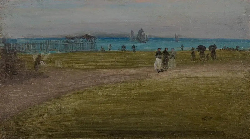 Yeşil ve Mor: Akşam Yürüyüşü - James Abbott McNeill Whistler